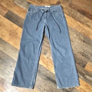 vintage Tommy  Hilfiger Jeans 1990s early 2000s Straight Leg Denim Medium Wash